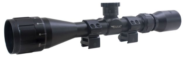 Picture of BSA 2239X40AOW Sweet 22 with Matte Black Finish, 3-9x 40mmAO, 30/30 Duplex Reticle, 1" Tube, 25 MOA Adj Size & Dovetail Mount Type Includes Rings