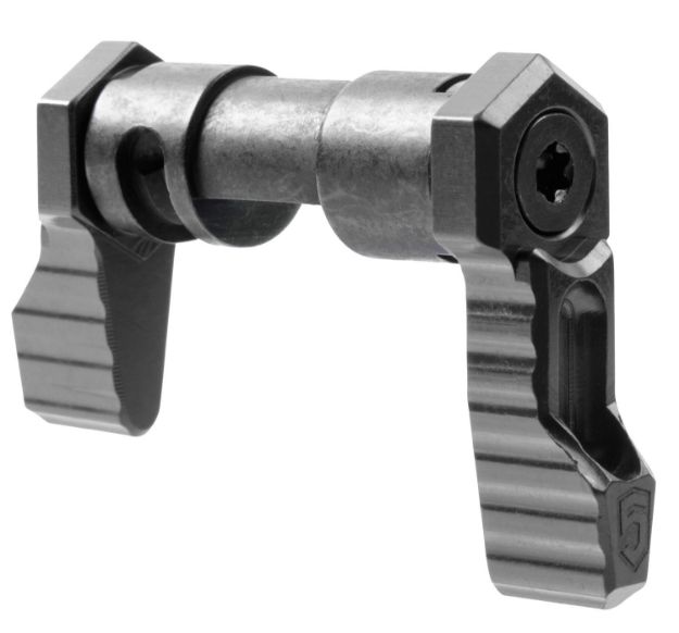 Picture of Phase 5 Weapon Systems SAFE90BLK Safety Selector 90 Degree AR-Platform Black Anodized Aluminum Ambidextrous