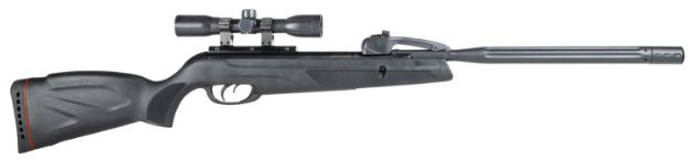 Picture of Gamo 6110068754 Swarm Whisper Gas Piston 177 10 Shot Fluted Polymer Jacketed Rifled Steel Barrel w/Whisper Noise Dampening, Non-Slip Textured All Weather Stock & Forearm Includes Gamo 4x32mm Scope