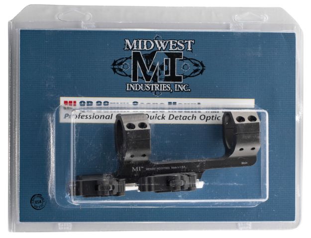 Picture of Midwest Industries MIQD30SM 30mm QD Scope Mount/Ring Combo Black Hardcoat Anodized