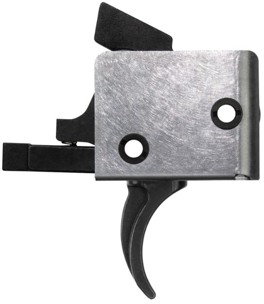 Picture of CMC Triggers 95503 Drop-In PCC Black/Silver Flat Trigger Single-Stage 3-3.50 lbs Draw Weight