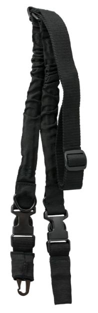 Picture of NcStar AARS21PB 2/1 Point Sling  1.25" W x 55"-72" L Adjustable Bungee Black