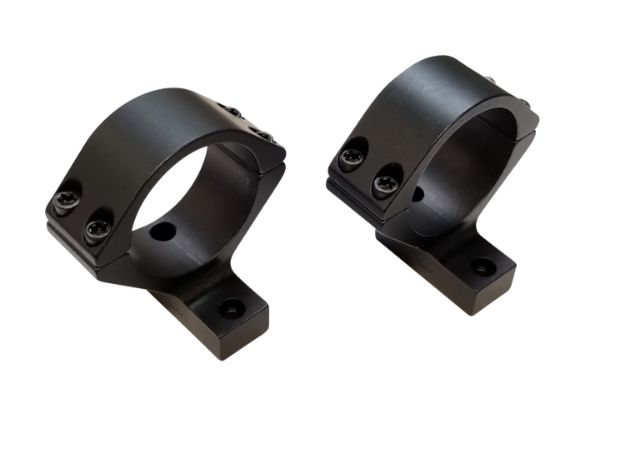 Picture of Talley B940719 Scope Mount/Ring Combo  Black Aluminum 1" Tube Browning A-Bolt 3 Medium Rings Short/Long Action 0 MOA