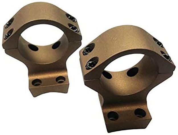 Picture of Talley HC840735 Scope Mount/Ring Combo  Burnt Bronze Aluminum 34mm Tube X-Bolt Medium Rings 0 MOA