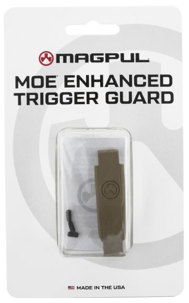 Picture of Magpul MAG1186FDE MOE Enhanced Trigger Guard Flat Dark Earth Polymer For AR-15/M4