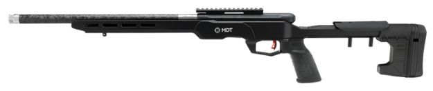 Picture of Savage Arms 70556 B22 Precision Lite Bolt 22 WMR 18" Carbon Fiber Wrapped Barrel 10+1 Black Rec Black Adjustable MDT Aluminum Chassis Stock Black Polymer Grip Right Hand