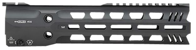 Picture of Strike Industries GRIDLOK-416-FD-11 GridLok Full Duty 11"L 1.57"D M-LOK Black Aluminum for HK 416, HK MR556, M27 IAR