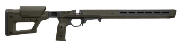 Picture of Magpul MAG1199-ODG Pro 700 Lite SA OD Green Adjustable Synthetic Stock with Aluminum Chassis & Interchangeable Grips for Remington 700 Short Action Ambidextrous