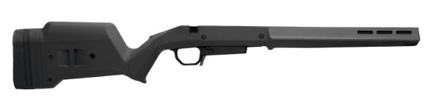 Picture of Magpul MAG1207-BLK Hunter American Stock Black Adjustable Synthetic Stock with Aluminum Chassis for Short Action Ruger American Right Hand Includes STANAG Mag Well