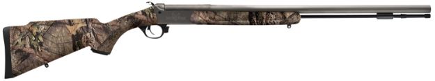 Picture of Traditions CR841104416 NitroFire VAPR 50 Cal 209 Primer 26" Gray Cerakote Fluted & Tapered Barrel, Drilled & Tapped Receiver, Mossy Oak Break-Up Country Fixed Synthetic Stock