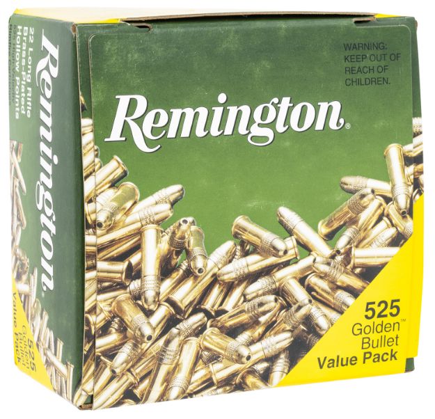 Picture of Remington Ammunition 21250 Golden Bullet Value Pack 22LR 36 gr Hollow Point 525 Per Box/12 Case