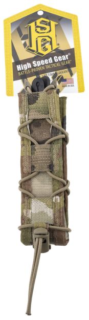 Picture of High Speed Gear 11EX00MC TACO Extended Mag Pouch Single MultiCam Nylon MOLLE Compatible w/ Pistol