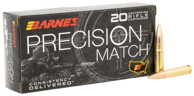 Picture of Barnes Bullets 32134 Precision Match  300Blackout 220gr Match Burner OTM BT 20 Per Box/10 Case