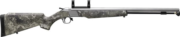 Picture of CVA PR9118SM Wolf V2 50 Cal 209 Primer 24" Fluted, Matte Stainless Barrel/Rec, TrueTimber Strata Furniture, DuraSight Scope Mount