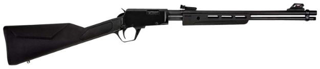 Picture of Rossi  Gallery  Pump 22 WMR 12+1 20", Black, Polished Steel Barrel/Rec, Synthetic Stock, Fiber Optic Sights