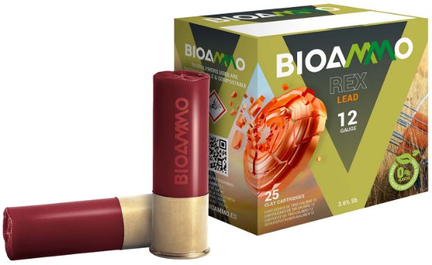 Picture of Bioammo BR2875 Rex Lead Competition 12Gauge 2.75" 1oz 7.5Shot 25 Per Box/10 Case