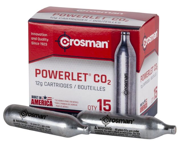 Picture of Crosman C2315 Powerlet CO2 12 Grams 15 Pack