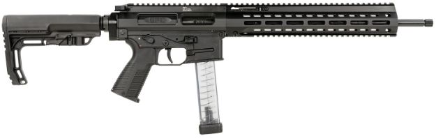 Picture of B&T Firearms BT500003SPORT SPC9 Sport 9mm Luger 33+1 16", Black, Telescopic Stock, Polymer Grip (Glock Mag Compatible)