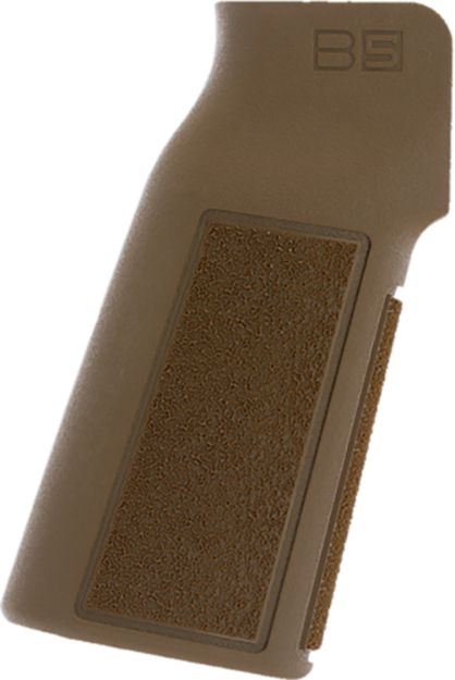 Picture of B5 Systems PGR1454 Type 22 P-Grip  Coyote Brown Aggressive Textured Polymer, Increased Vertical Grip Angle with No Backstrap, Fits AR-Platform