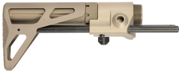 Picture of Maxim Defense MXM47563 Combat Carbine Stock (CCS) Gen 6 FDE Aluminum, Includes Buffer Tube, Fits AR-15 Platform