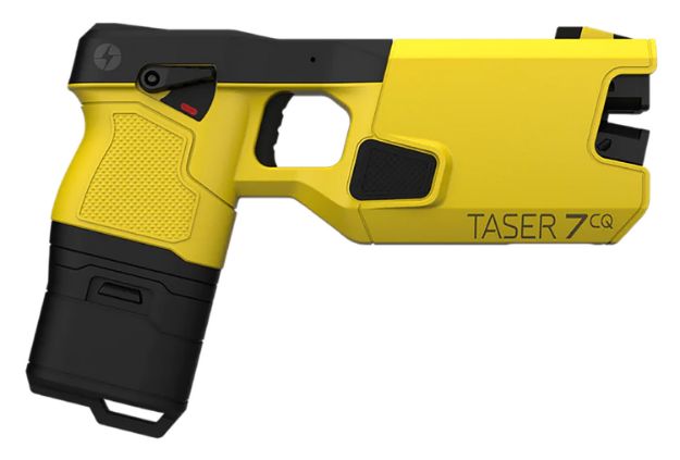 Picture of AXON/TASER (LC PRODUCTS) 20285 Taser 7 CQ Home Defense Range of 12 ft Black/Yellow