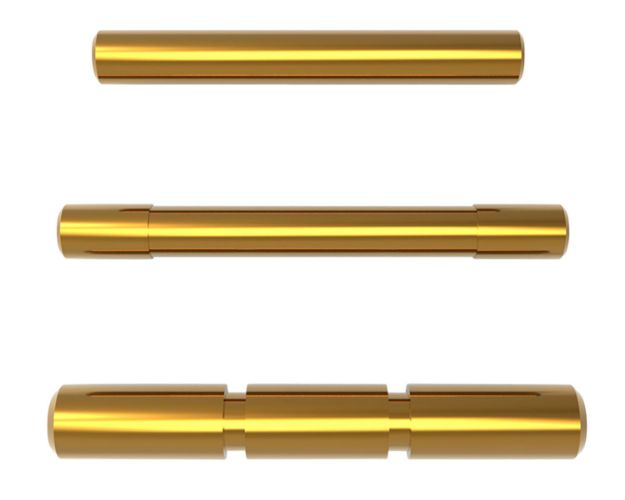 Picture of Cross Armory CRGPSGD 3 Pin Set  Compatible w/Glock Gen1-3 Gold Steel