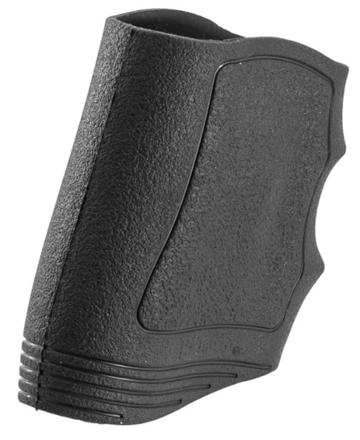 Picture of Pachmayr 05125 Gripper  made of Rubber with Black Finish, Finger Grooves & Slip-On Design for Universal Handgun