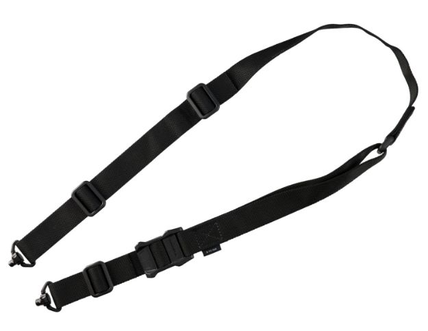 Picture of Magpul MAG939-BLK MS1 QDM Sling made of Nylon Webbing with Black Finish, Adjustable Two-Point Design & Swivel for Rifles