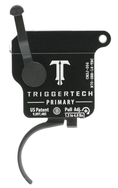 Picture of TriggerTech R70SBB14TBC Primary  Single-Stage Traditional Curved Trigger with 1.50-4 lbs Draw Weight for Remington 700 Right