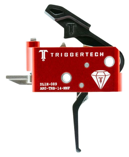 Picture of TriggerTech AROTRB14NNF Diamond  Two-Stage Flat Trigger with 1.50-4 lbs Draw Weight for AR-15 Right