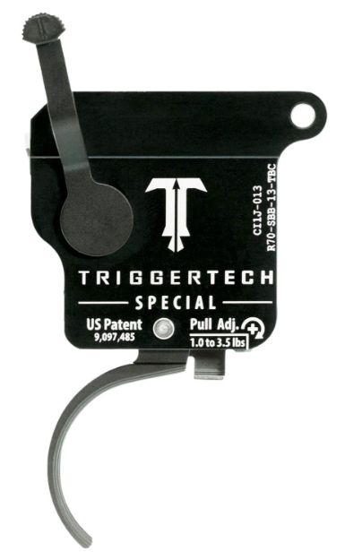 Picture of TriggerTech R70SBB13TBC Special  Single-Stage Traditional Curved Trigger with 1-3.50 lbs Draw Weight for Remington 700 Right