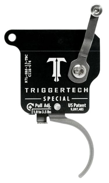 Picture of TriggerTech R7LSBS13TBC Special  Single-Stage Traditional Curved Trigger with 1-3.50 lbs Draw Weight for Remington 700 Left