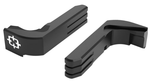 Picture of Cross Armory CRGMCBK Mag Catch  Extended Compatible w/Glock Gen1-3/P80 Black Anodized Aluminum