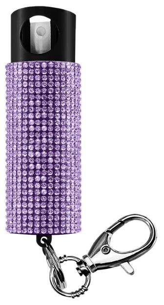 Picture of SKYLINE USA INC PSGDBOLV Pepper Spray Bling-It-On Range 16 ft Lavender Features Invisible UV Dye