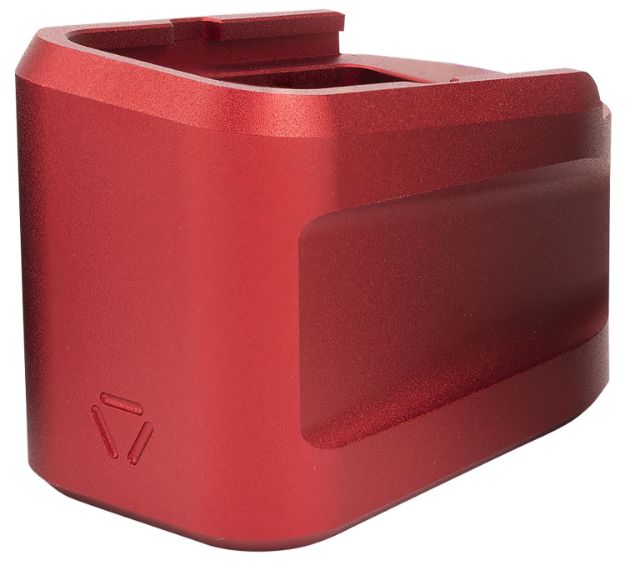 Picture of Strike Industries EMPALG19RED Extended Mag Plate  Fits Glock G19 Red 6061 T-6 Aluminum