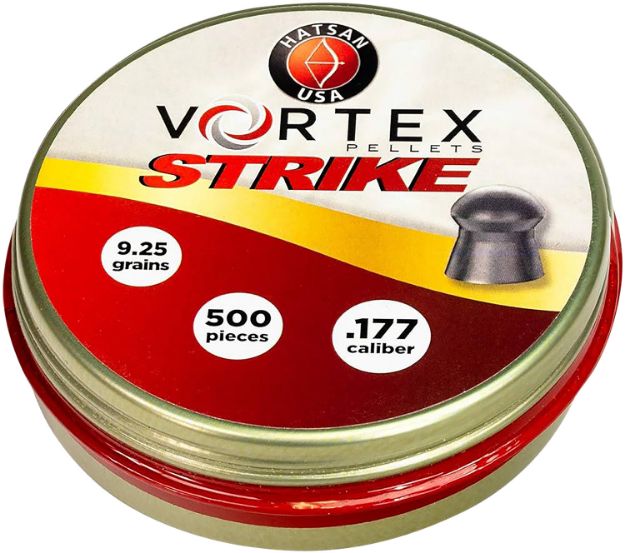 Picture of Hatsan USA HA90640 Vortex Strike Pellets 177 Lead Domed 500 Pellets