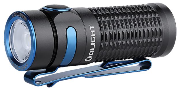 Picture of Olightstore Usa Inc BATON3BK Baton 3  Black Anodized 12/60/300/650/1,200 Lumens White LED