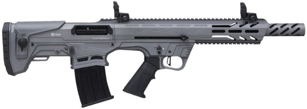 Picture of Citadel FRPS1218TG Pup Scout  12 Gauge Semi-Auto 3" 5+1 18.50" Gray Steel Barrel, Picatinny Rail Aluminum Receiver, Picatinny Handguards, Gray Adj Cheek Riser Synthetic Stock, Black Polymer Grip