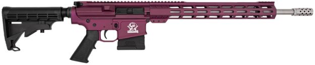 Picture of Great Lakes Firearms GL10308SSCHY GLFA  308 Win 10+1 18" AR-10 Stainless Steel Black Cherry