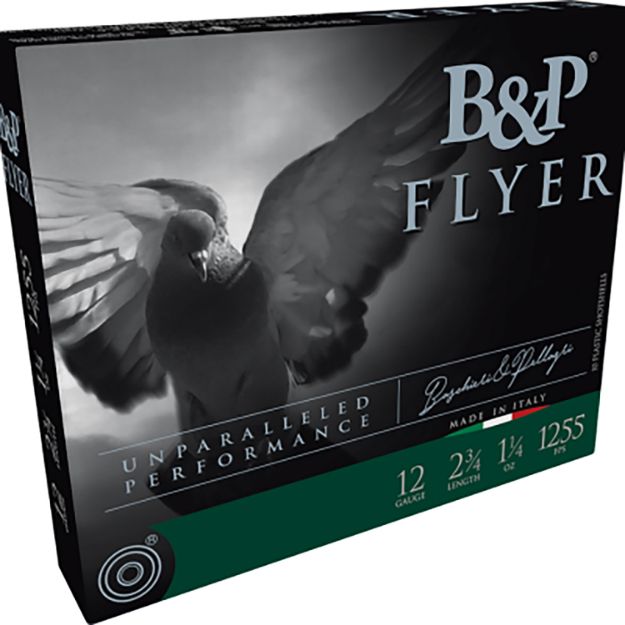 Picture of B&P Ammunition 12B14PL8 Competition Flyer  12Gauge 2.75" 1 1/4oz 8Shot 10 Per Box/10 Case