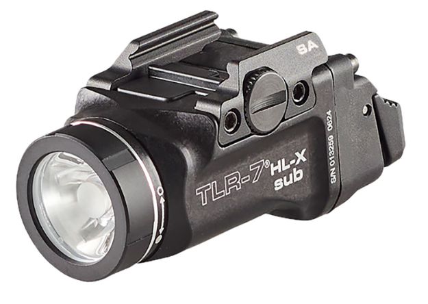 Picture of Streamlight 69506 TLR-7 HL-X SUB USB  Black 6000 Series Aluminum Springfield Armory Hellcat 1000 Lumens