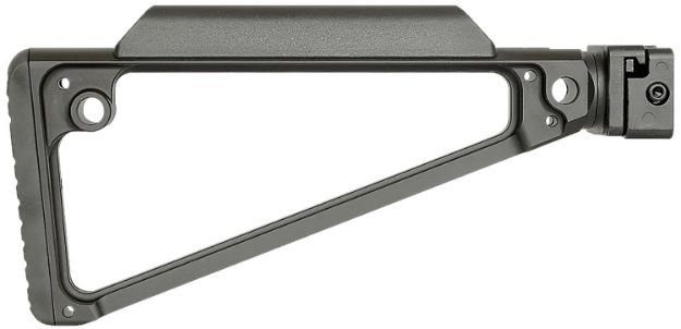 Picture of Midwest Industries MITRISF Triangle Side Folding Stock Black 6061 Aluminum