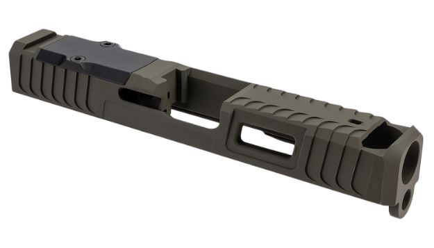 Picture of Zaffiri Precision ZPS.B.19.OD ZPS.IBS Custom Slide Fits Glock 19 Gen 3 OD Green 17-4 Stainless Steel