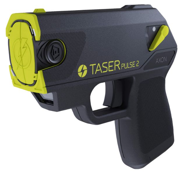 Picture of TASER/AXON 101497 Pulse 2  Range of 15 ft Black/Yellow Polymer