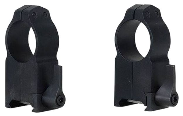 Picture of Warne 204LM Vertical Rings Maxima Matte Black 1" Ultra High Quick Detach 0 MOA