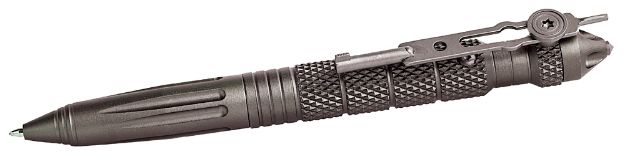 Picture of Uzi Accessories UZITACPEN4GM Tactical Pen  Gun Metal Aluminum 6" Features Glass Breaker/Cuff Key