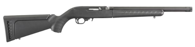 Picture of Ruger 21133 10/22 Takedown Full Size 22 LR 10+1 16.12" Satin Black Fluted Threaded Barrel & Receiver, Black Synthetic Ruger Modular System Stock, Right Hand