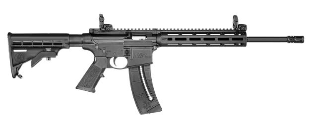 Picture of Smith & Wesson 10208 M&P15-22 Sport 22 LR Caliber with 25+1 Capacity, 16.50" Barrel, Matte Black Metal Finish & 6 Position CAR Black Synthetic Stock Right Hand