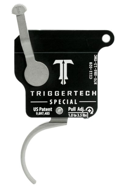 Picture of TriggerTech R70SBS13TNC Special Without Bolt Release Single-Stage Traditional Curved Trigger with 1-3.50 lbs Draw Weight for Remington 700 Right