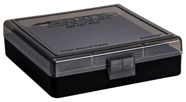 Picture of Berry's 41236 Ammo Box  9mm/380ACP Smoke/Black Polypropylene 100rd